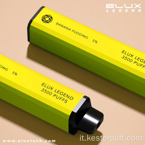 Elux Legend 3500 sbuffi dispositivo a penna a vaporizzazione usa e getta